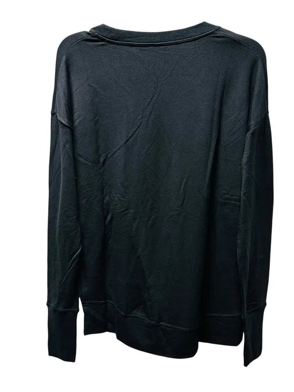 Athleta Coaster Luxe Crewneck Sweatshirt Black Women’s XS NWT Soft Pullover - Image 3