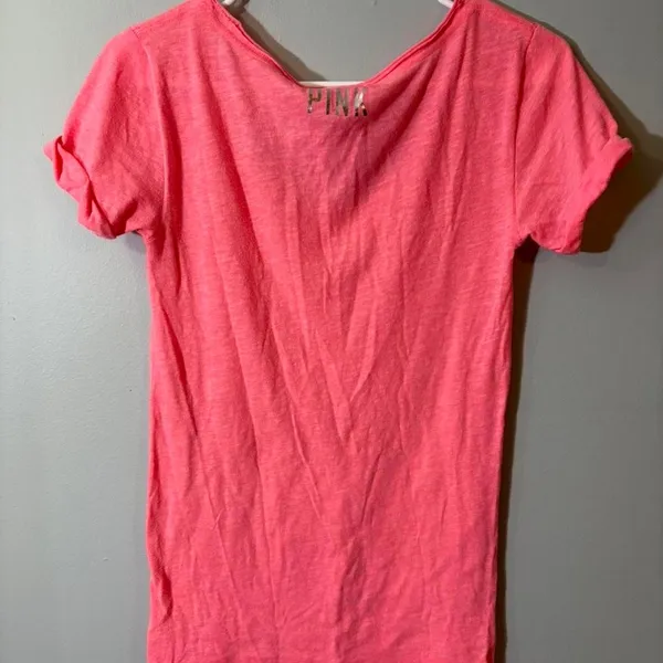 2000s Y2K Victoria's secret Pink glitter‎ top - Image 3