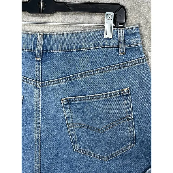 Cider Denim Mom Jean Shorts Size Large High Rise Summer Beachy Vacation - Image 4