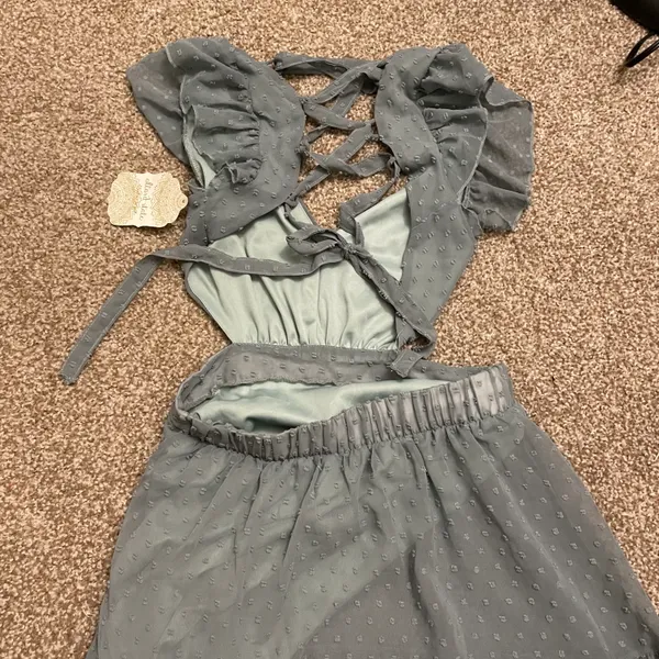 NWT Altar’d State Jenessa Sage Green Maxi Dress - Image 6