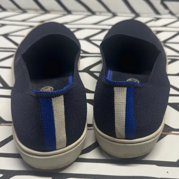 Rothy’s The Original Slip On Sneaker in Navy size 8.5 - Image 3
