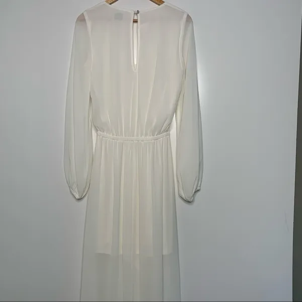 Show Me Your MuMu White Jocelyn Maxi Dress Size Small - Image 7
