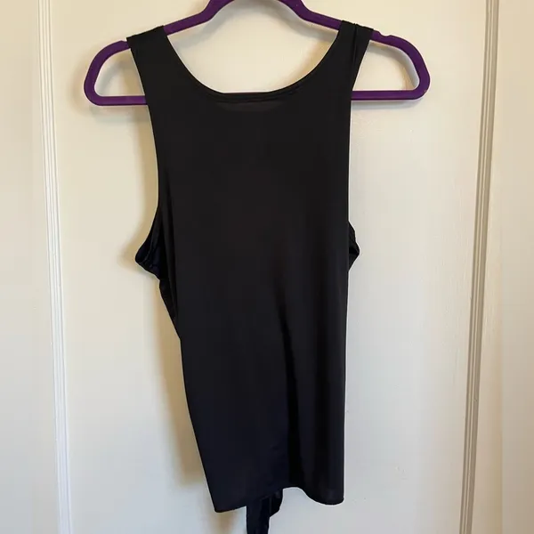Athletic open back tank Black Size M - Image 5