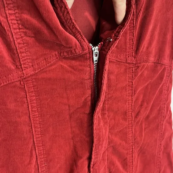 Free People NWOT CRVY Ring The Alarm Corduroy One-Piece S short - Image 10
