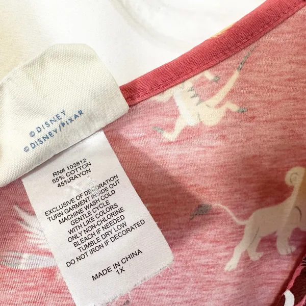 Nite Nite Disney Plus‎ Size 1X Pajama Set Off to Sleep We Go Lion King 1783 - Image 15