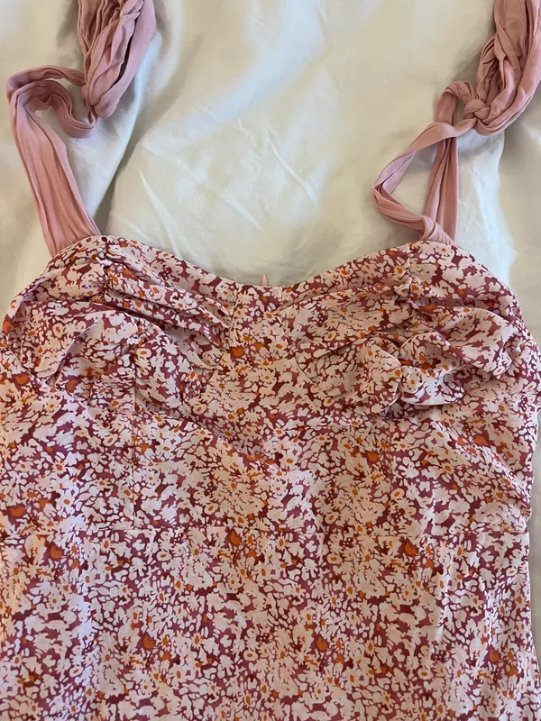 Pink Floral Dress - Image 4