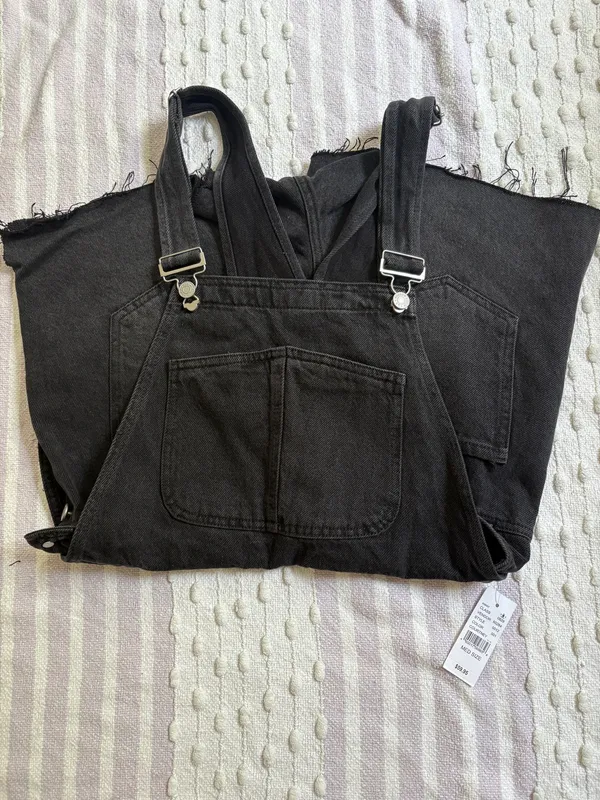 PacSun Overalls Black Shorts - Image 5