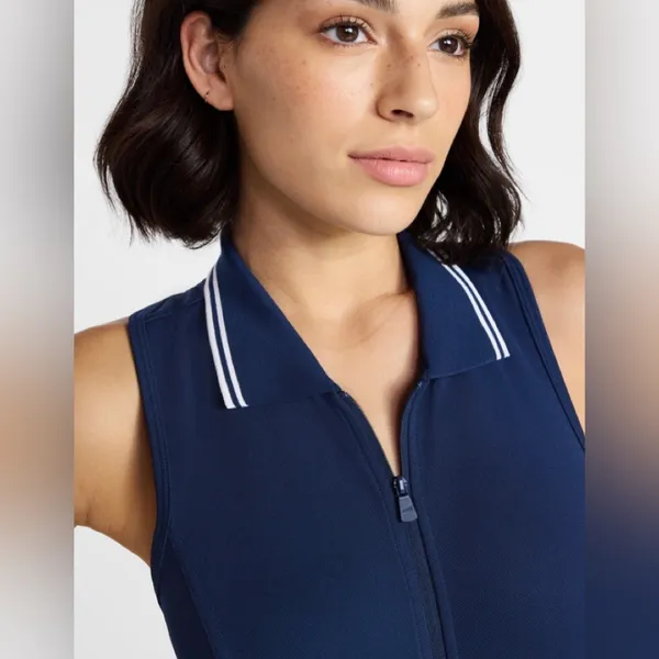 AVIA Womens Golf Dress Size Medium Navy Golf Ball Pocket Tee Holder New - Image 5