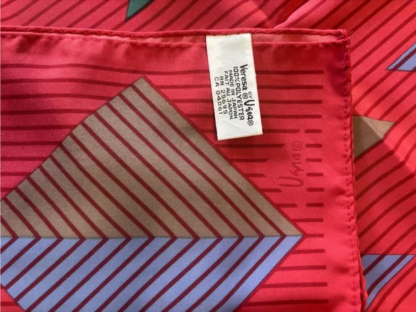 Vera Neumann Vintage Graphic Geometric Scarf - Image 3