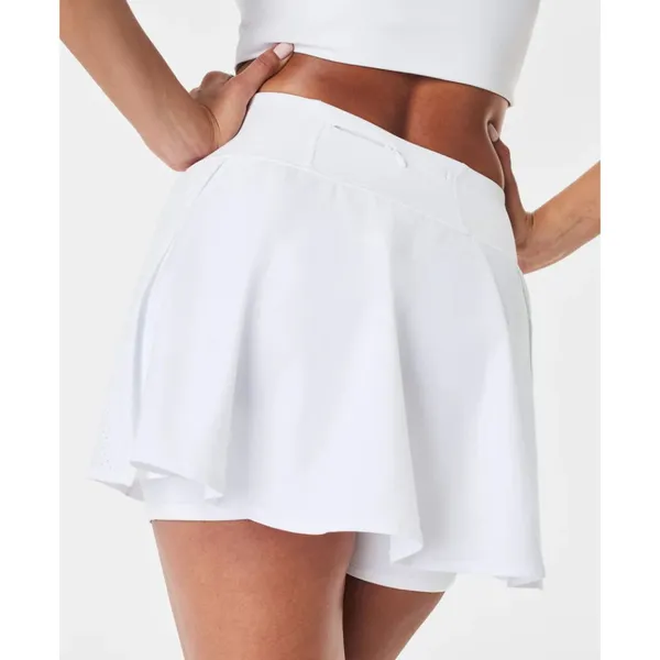 SPANX The Get Moving Tennis Skort in White Size Small - Image 9
