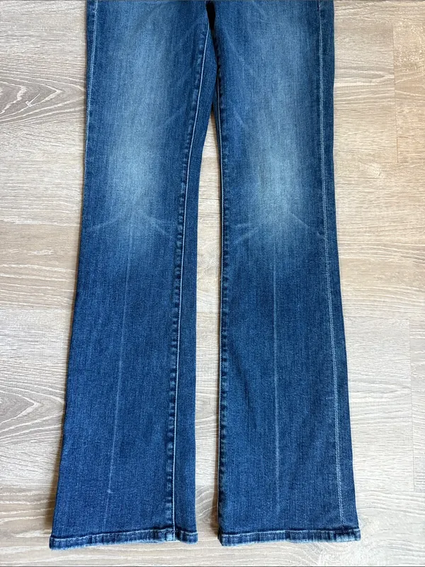 MOTHER THE PATCH POCKET INSIDER SNEAK CAVING IN Blue Size 24 - Image 6