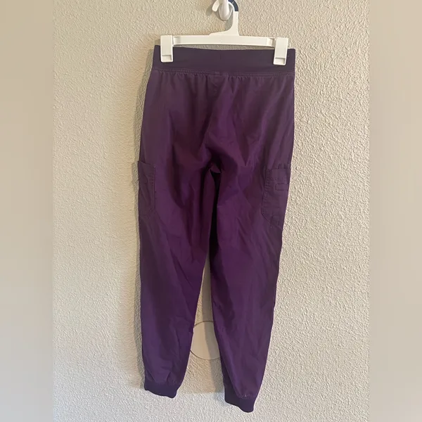 Purple Women's Scrub Pants - Image 3