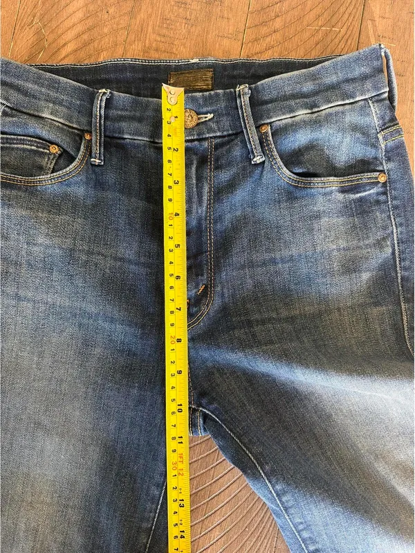 MOTHER Denim The High Waisted Looker Ankle Fray in Not Rough Enough Women’s size 26 - Image 12