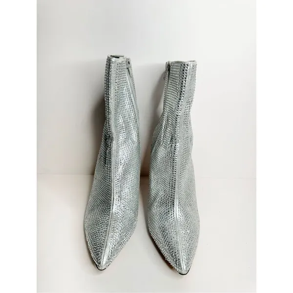 BP Ankle Booties Size 8.5 Athenna Crystal Pointed Toe High‎ Heel Boots - Image 5