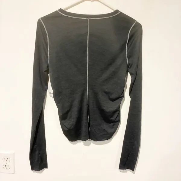 Free People FP Movement Grey Right‎ On Run Long Sleeve Top NEW - Image 7