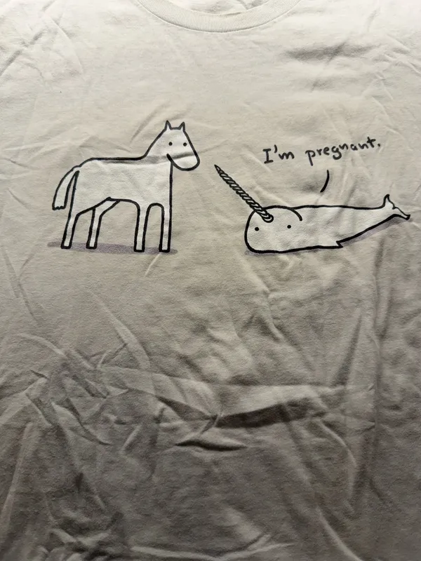 Funny Tee White Size M - Image 2