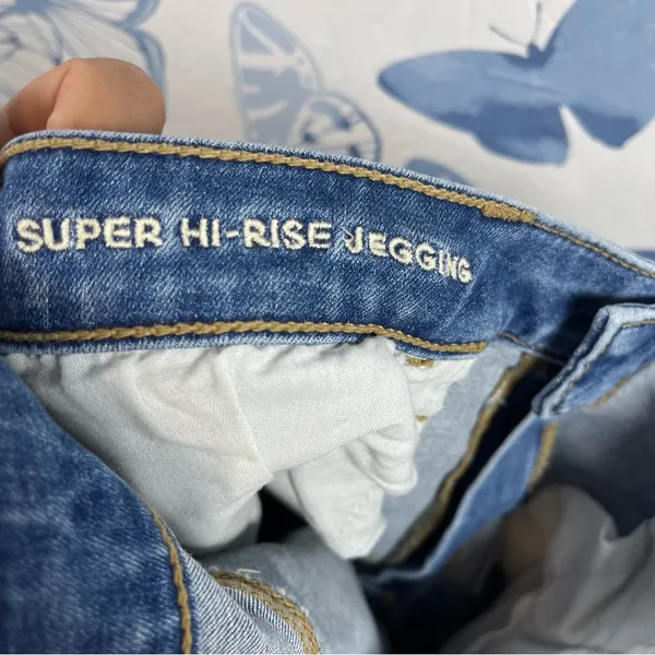 American Eagle Super High Rise Jeggings SZ 12 - Image 11