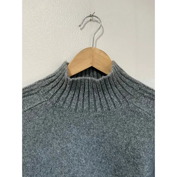 LOFT Mock Neck‎ Ribbed Knit Sweater Minimalist Classic NWT Size Small - Image 10