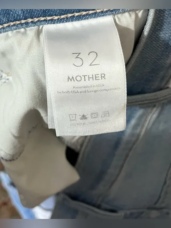 New MOTHER The Hustler Ankle Fray Jeans – Size 32” (Not Plus Size) - Image 9
