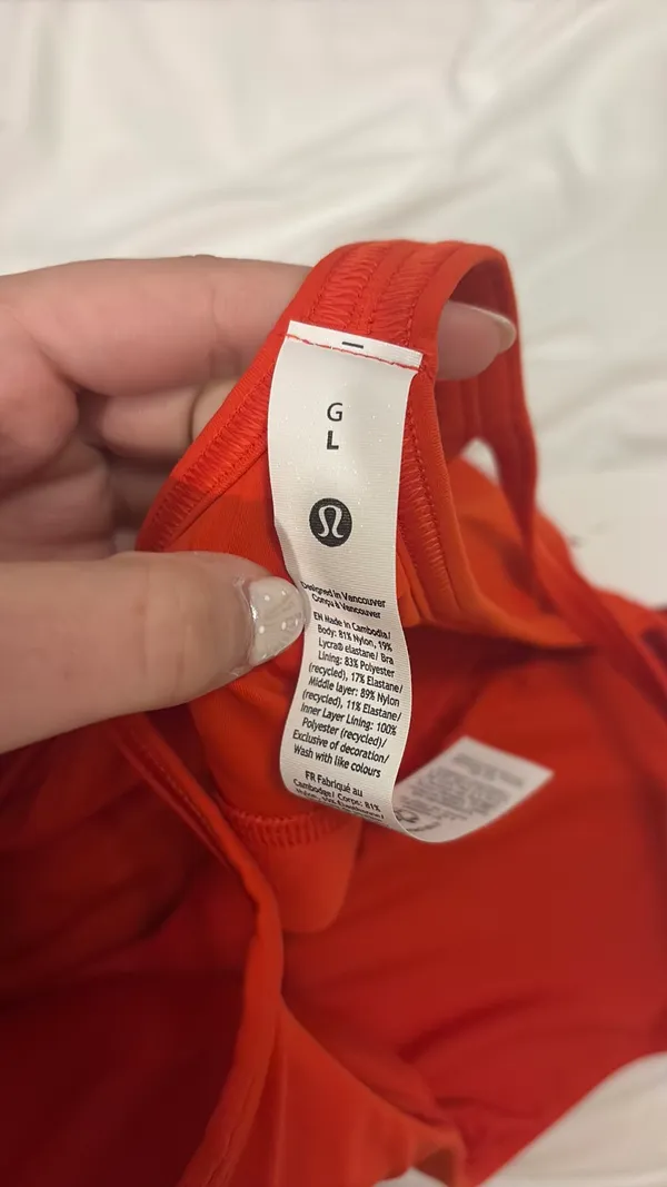 lululemon flow y tank B/C cup - Image 5