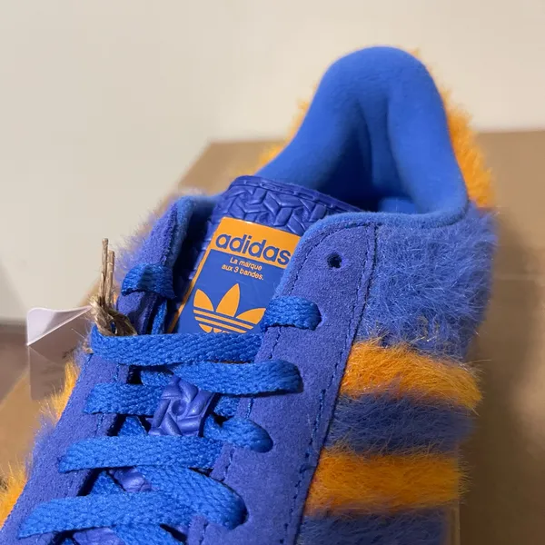 Adidas Gazelle Bold Platform NY Knicks Blue Orange Gum Women Size 5.5 JS3906 NEW - Image 4