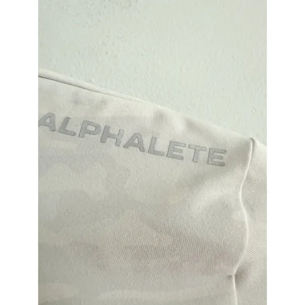 Alphalete | Premium Pro Elite Jacket Silver Camo Full Zip | Sz S - Image 8