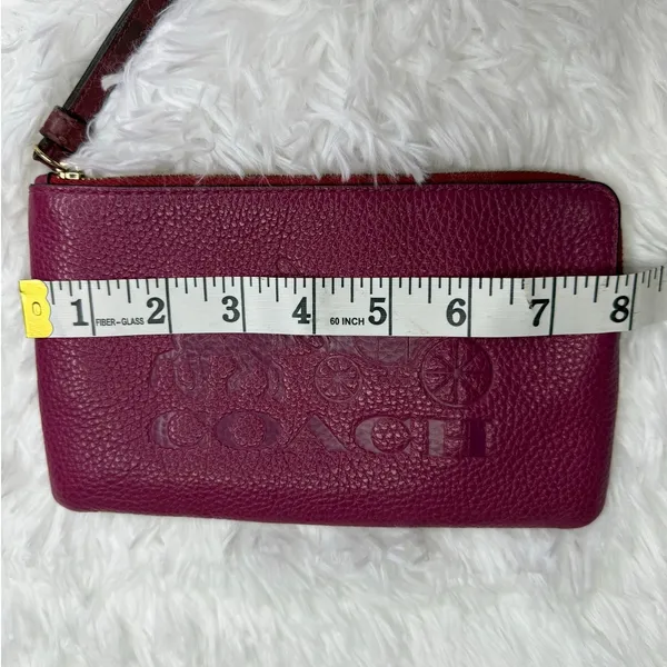 COACH Corner Zip Wristlet With Horse And Carriage - Image 10