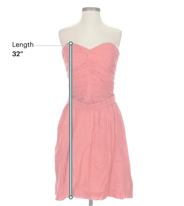 Dessy Collection Strapless Ruched Maxi Dress in "Firecracker" - Image 2