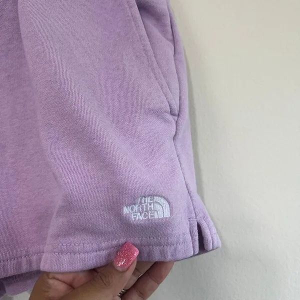 The North Face Purple Fleece Shorts Medium Women Lounge - Image 2
