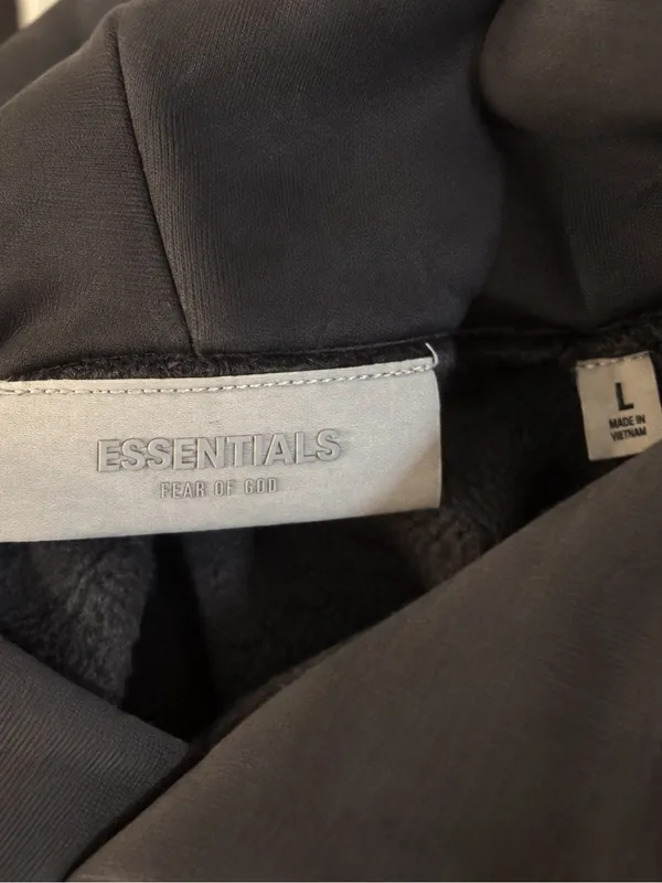 Fear of God Essentials 1977 Iron Hoodie - Image 4