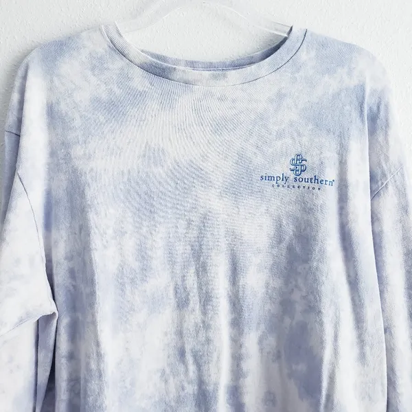 Simply Southern Blue Jean Baby Tie Dye Long Sleeve Top - Image 6