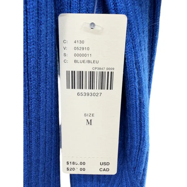 NEW Anthropologie The Thea Twofer Sweater Maxi Dress‎ Mock Turtle Neck M Blue - Image 7