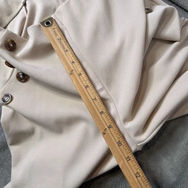 Jules & Leopold High Waist Wide Leg Sailor Pants Size S Button Front Nautical - Image 7