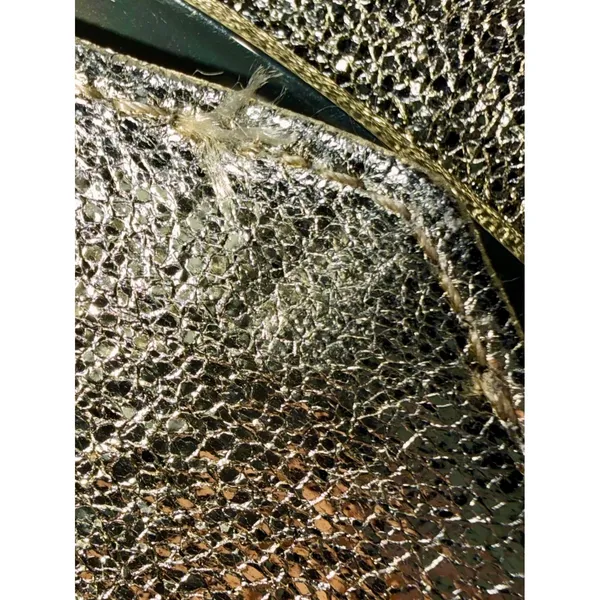 Kendra Scott Vanessa‎ Gold Metallic Chain Crossbody Envelope Clutch Bag NWT - Image 7