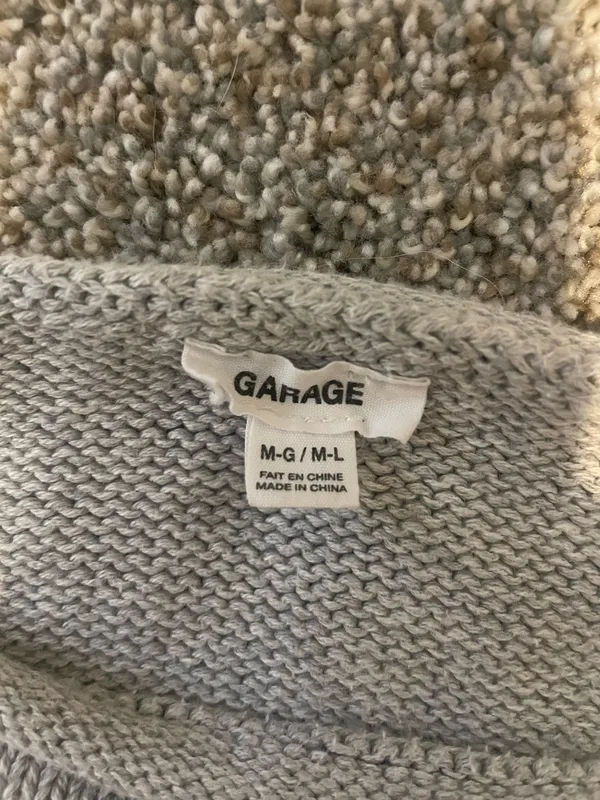 Garage Knit Cropped Sweater - Image 2