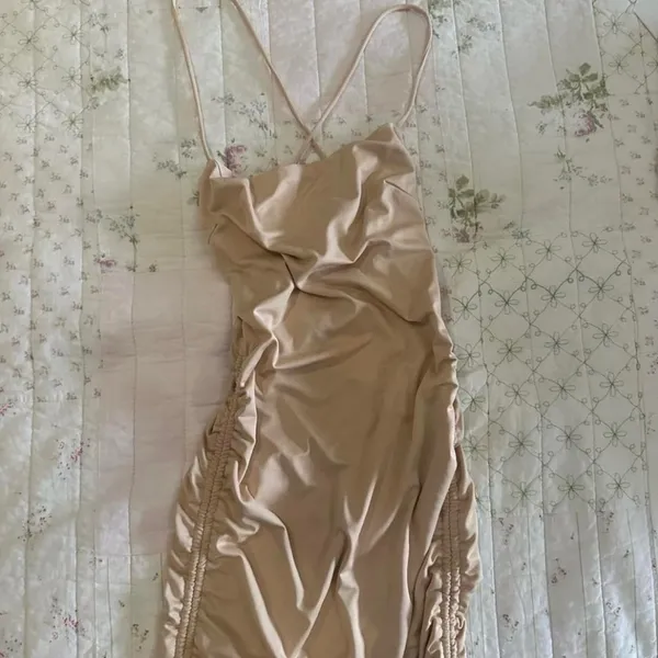 Princess Polly Nude Bodycon Dress - Size Small - Image 3