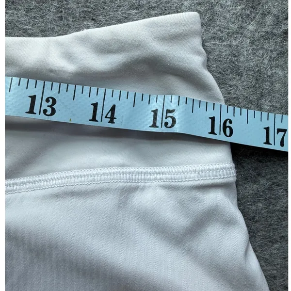 Lululemon Pace Setter Skirt White Pleated Running Tennis Skort Size‎ 8 Regular - Image 5