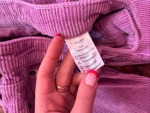 Motel Rocks LAVENDER PURPLE Corduroy High-Waist Pants - Image 3