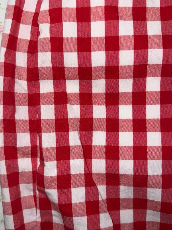 Cambio red & white gingham pants. Size 10 - Image 4