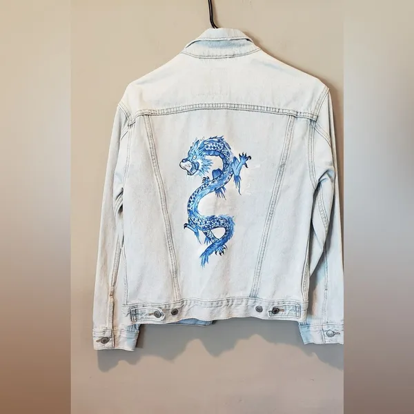 Levi's Light Blue Denim Jacket - Image 2