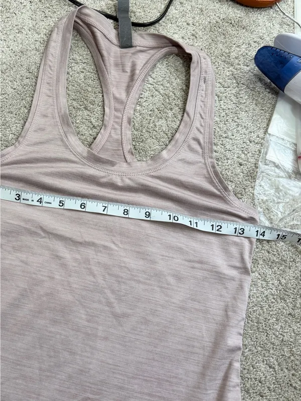 Vuori Women’s Lux Racerback Performance Tank Top in Pink XS - Image 10