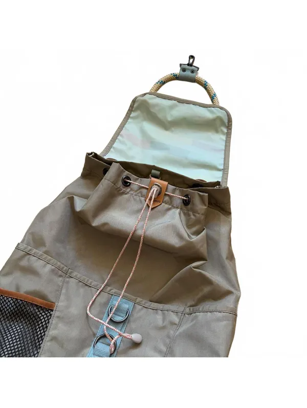 Alite Designs Timber Hitch Day Pack Backpack Drawstring Cinch Nylon Gorpcore Tan - Image 3
