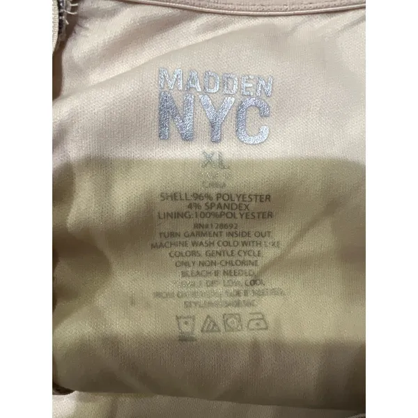 Madden NYC Sequin Cami Mini Tube Dress Size XL - Image 3