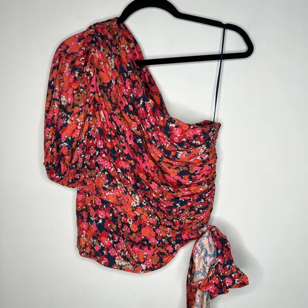 Amanda Uprichard Bexley One Shoulder Top Size M - Image 2