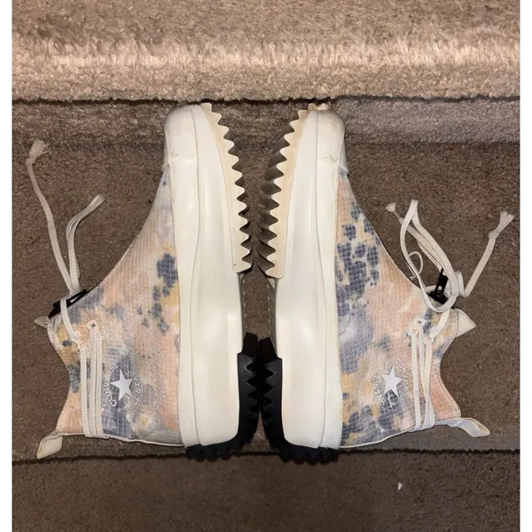 Converse Run Star High Top Washed Florals Unisex 6.5 W 5 M Shoes Sneakers Taylor - Image 12