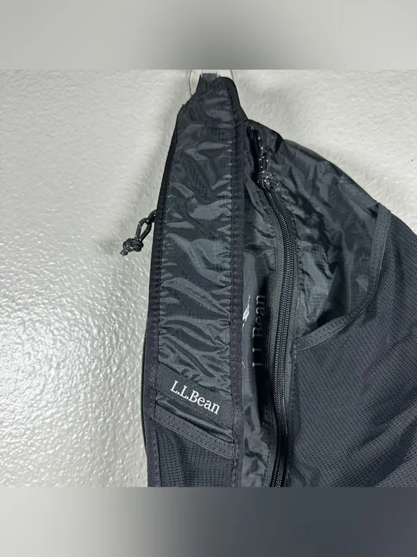 L.L.Bean Black Stowaway Packable Sling - Image 5