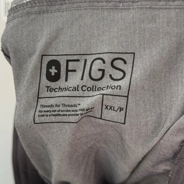 Figs PETITE Kade Cargo Scrub Pants Graphite XXL - Image 7