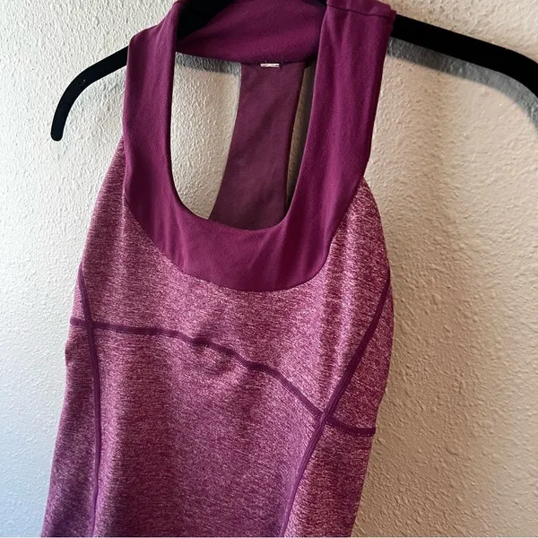 Lululemon Scoopneck Tank Marled Magenta - Image 2