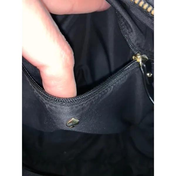 Kate Spade Quilted Nylon‎ Backpack Black Adjustable Straps Women's Bag - Image 14