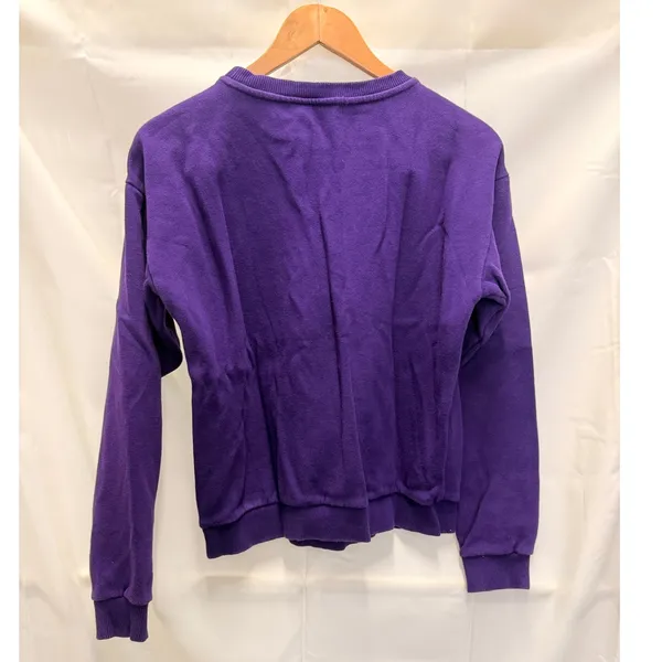 Armani Exchange‎ Purple Heart Logo Sweatshirt Small Lounge Cozy Warm Winter Fall - Image 6
